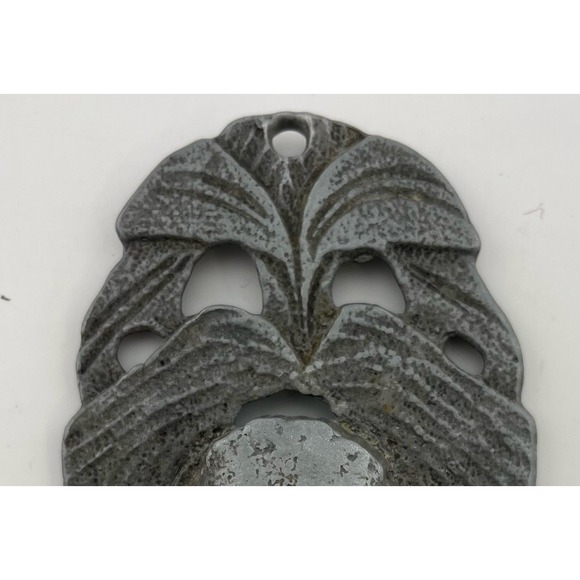 Art Nouveau Maiden Mask Cast Metal Furniture Mount Figural Architectural Salvage - Picture 3 of 11